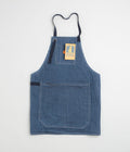 Service Works Pinstripe Denim Apron in Indigo