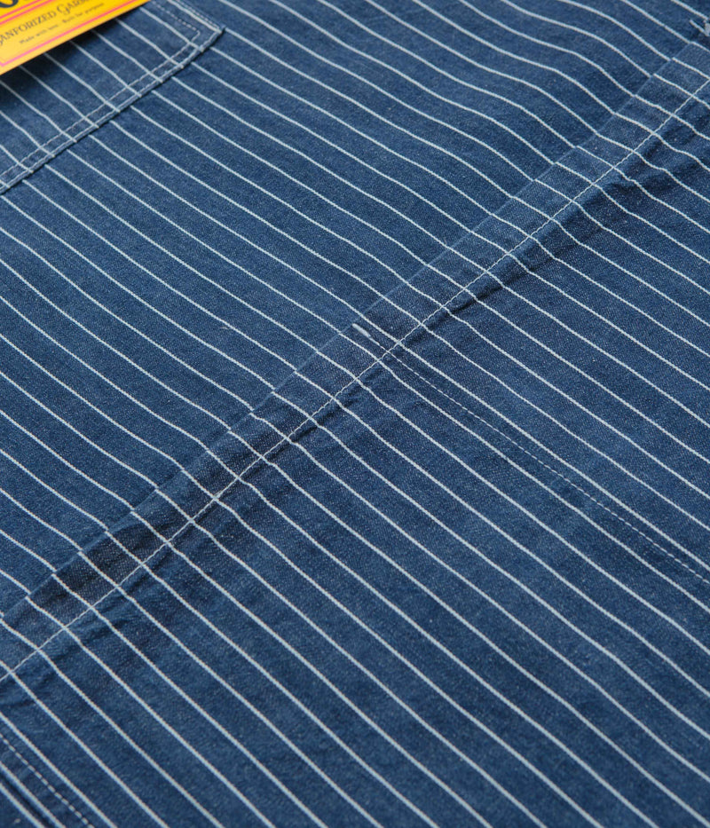 Service Works Pinstripe Denim Apron in Indigo