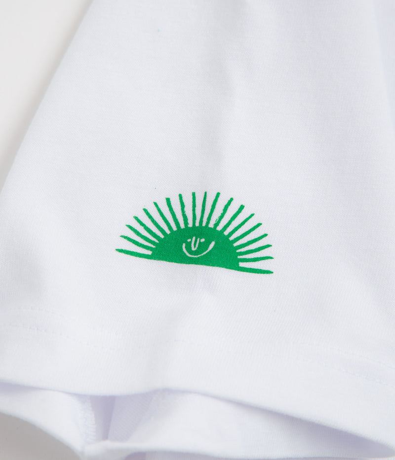 SkatePal License Plate T-Shirt in White