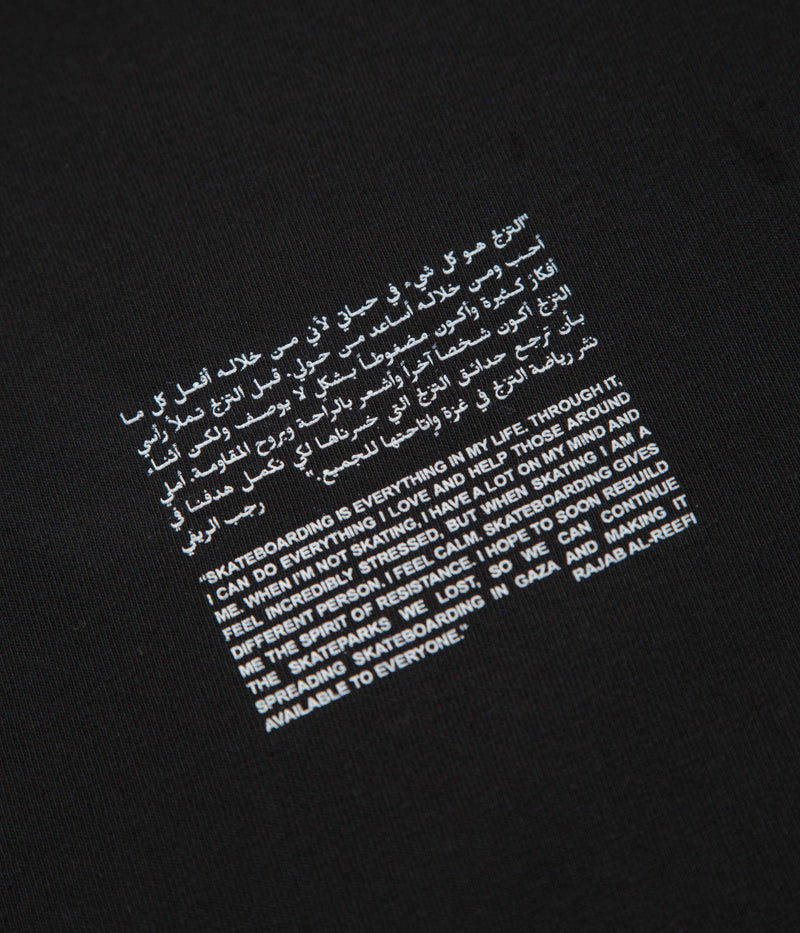 SkatePal Rajab T-Shirt in Black
