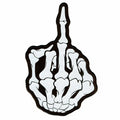 Skeleton Middle Finger Reflective Patch
