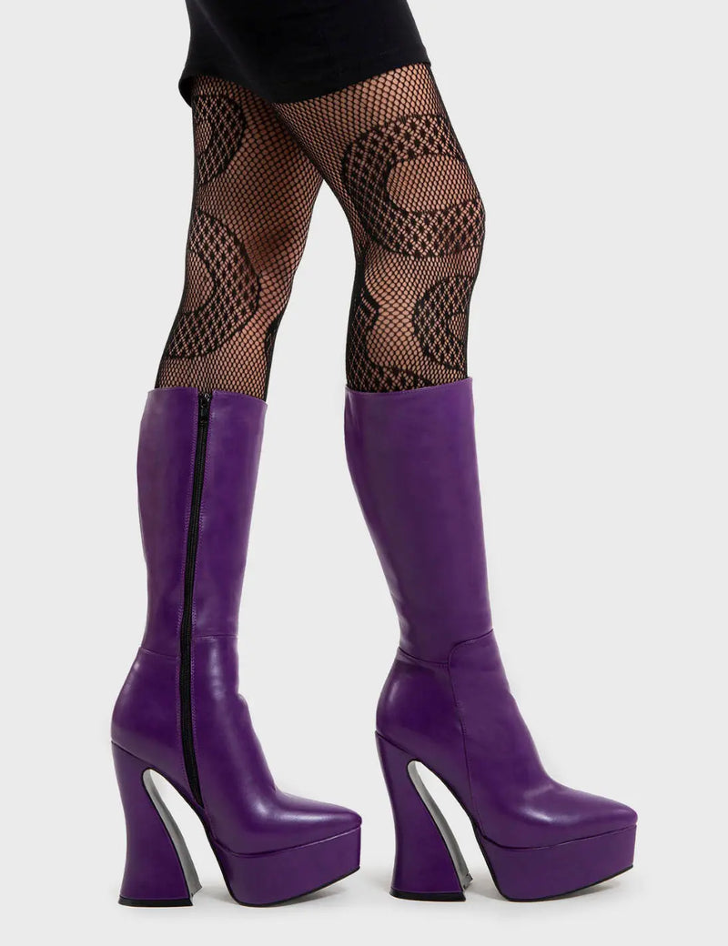 Sketchy Platform Calf Boots LAMODA