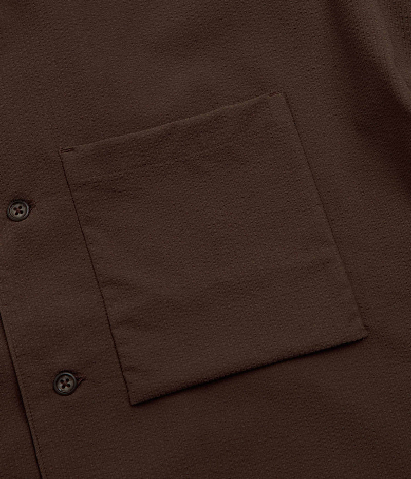 Snow Peak Airo Short Sleeve Shirt in Brown