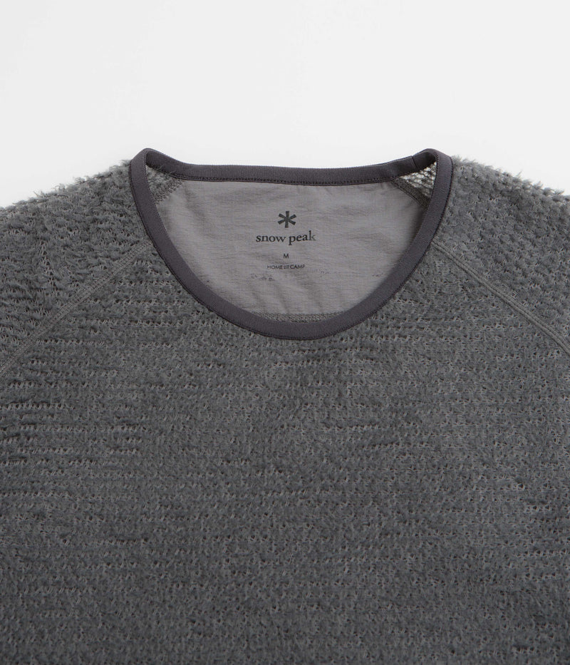 Snow Peak Alpha Direct T-Shirt in Charcoal