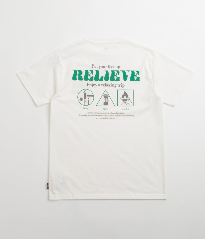 Snow Peak Camping Graphic T-Shirt in Off White