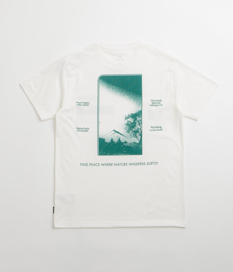 Snow Peak CF Landscape T-Shirt in Off White