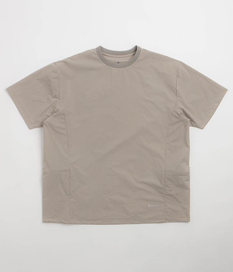 Snow Peak ComfortFlex T-Shirt in Greige