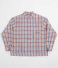 Snow Peak Fade Check Breezy Shirt in Red