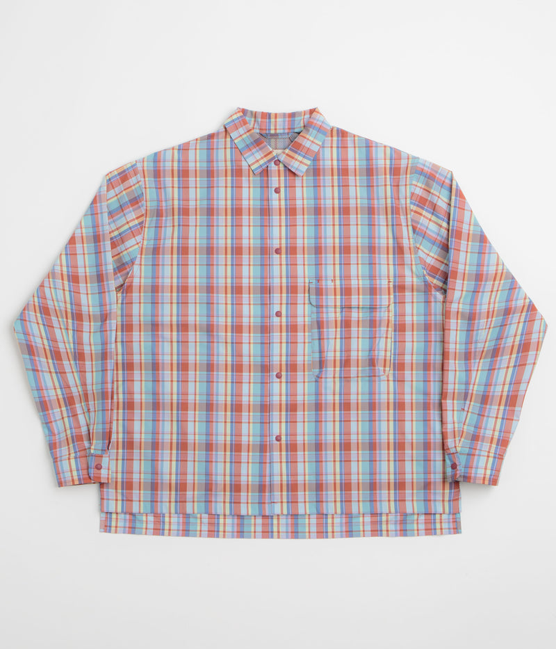 Snow Peak Fade Check Breezy Shirt in Red