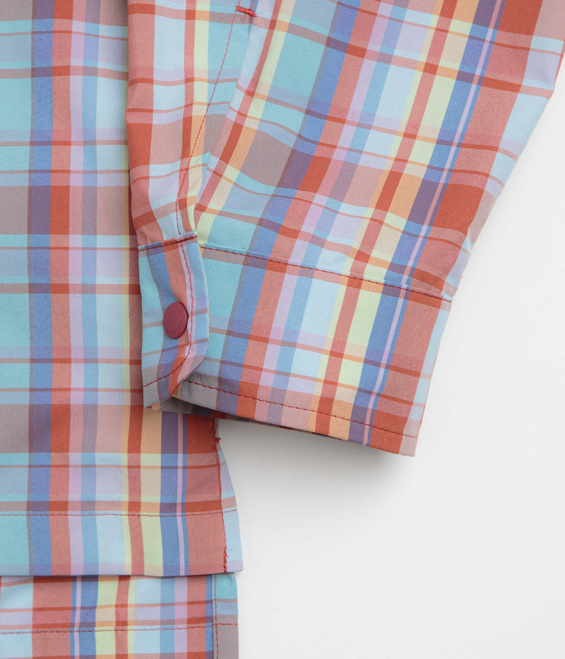Snow Peak Fade Check Breezy Shirt in Red