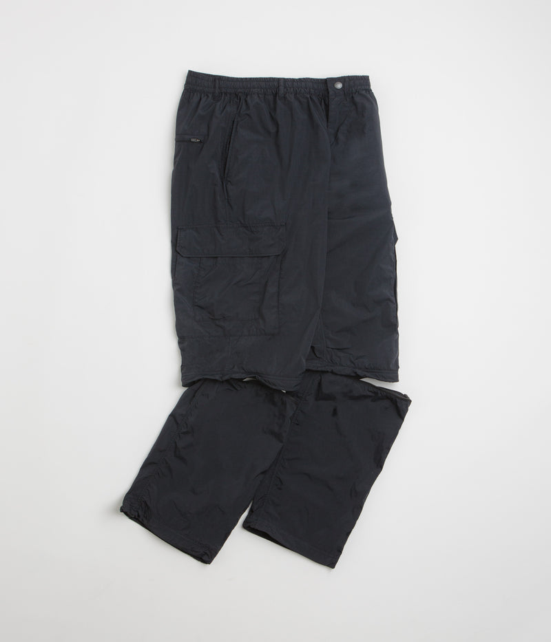 Snow Peak Garment Dyed Convertible Pants in Black