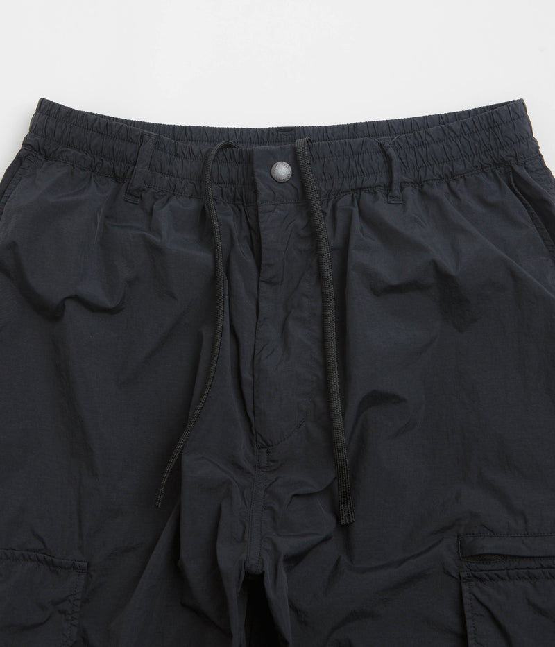 Snow Peak Garment Dyed Convertible Pants in Black