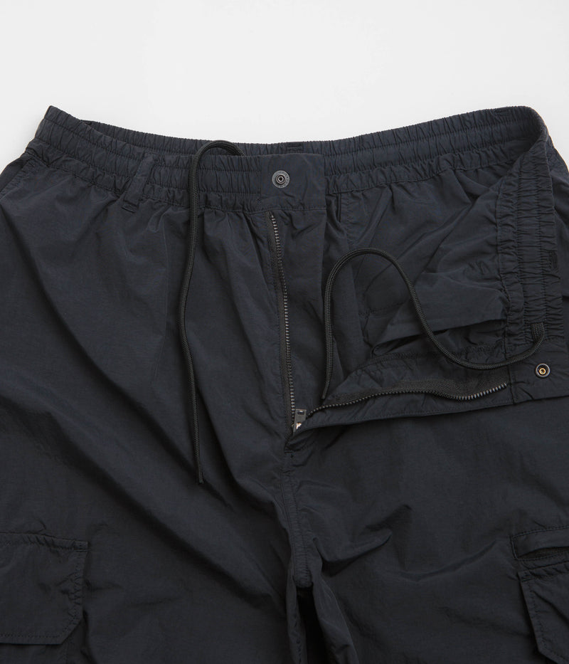 Snow Peak Garment Dyed Convertible Pants in Black