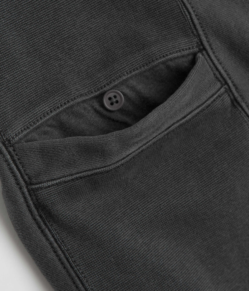 Snow Peak Garment Dyed Sweatshirt in Charcoal