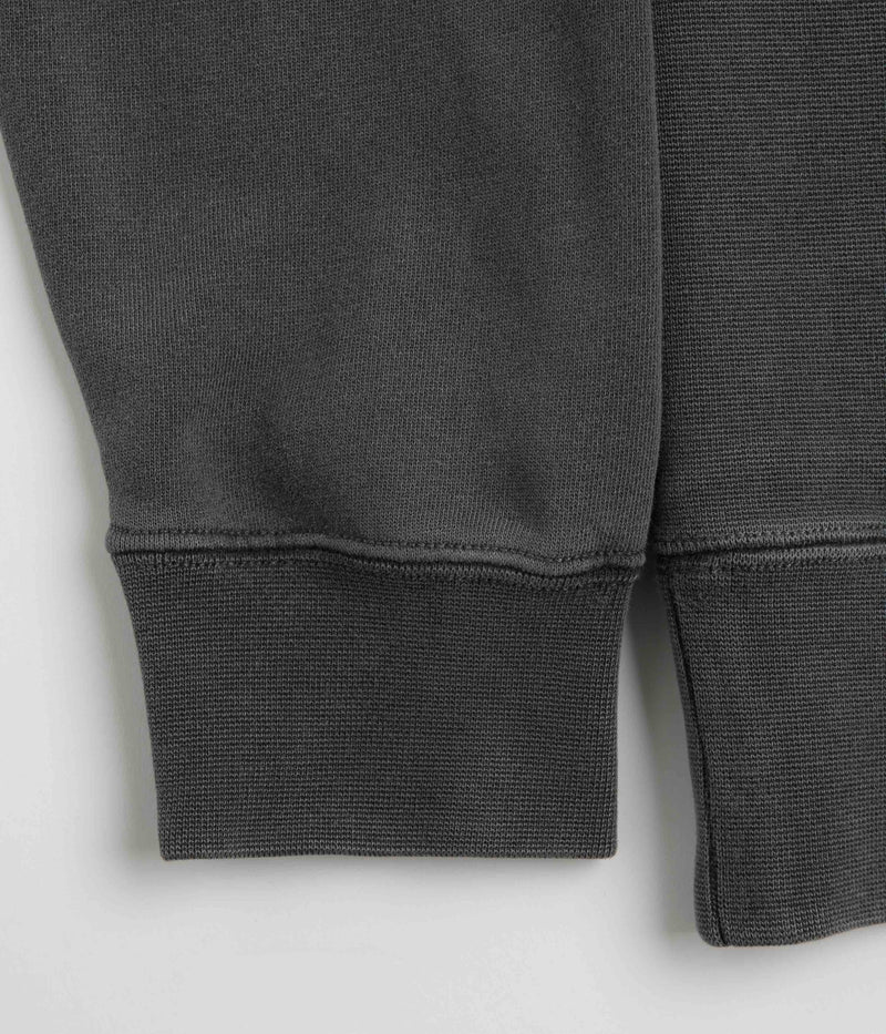 Snow Peak Garment Dyed Sweatshirt in Charcoal