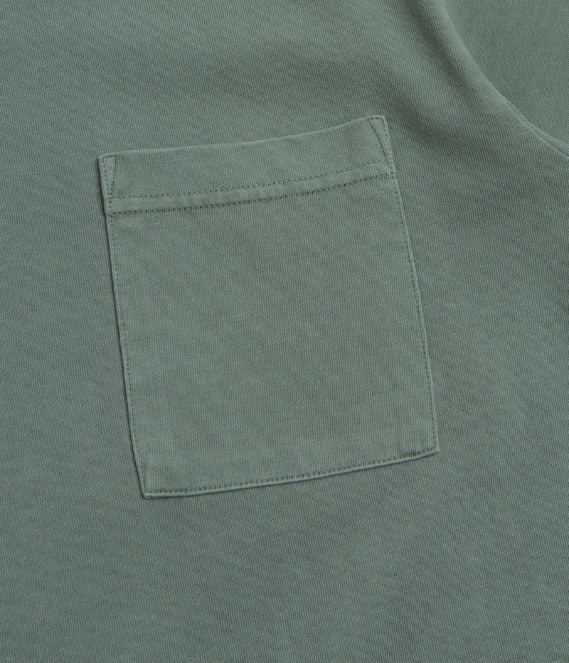 Snow Peak Garment Dyed T-Shirt in Dark Green