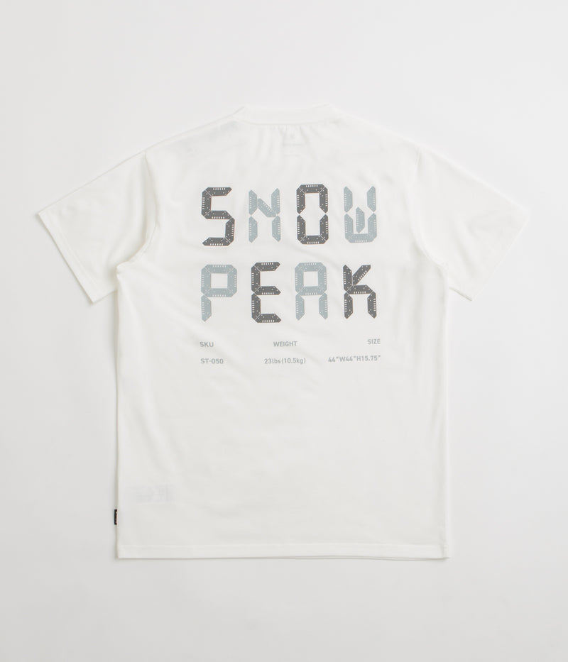 Snow Peak Jikaro Firering Table T-Shirt in Off White