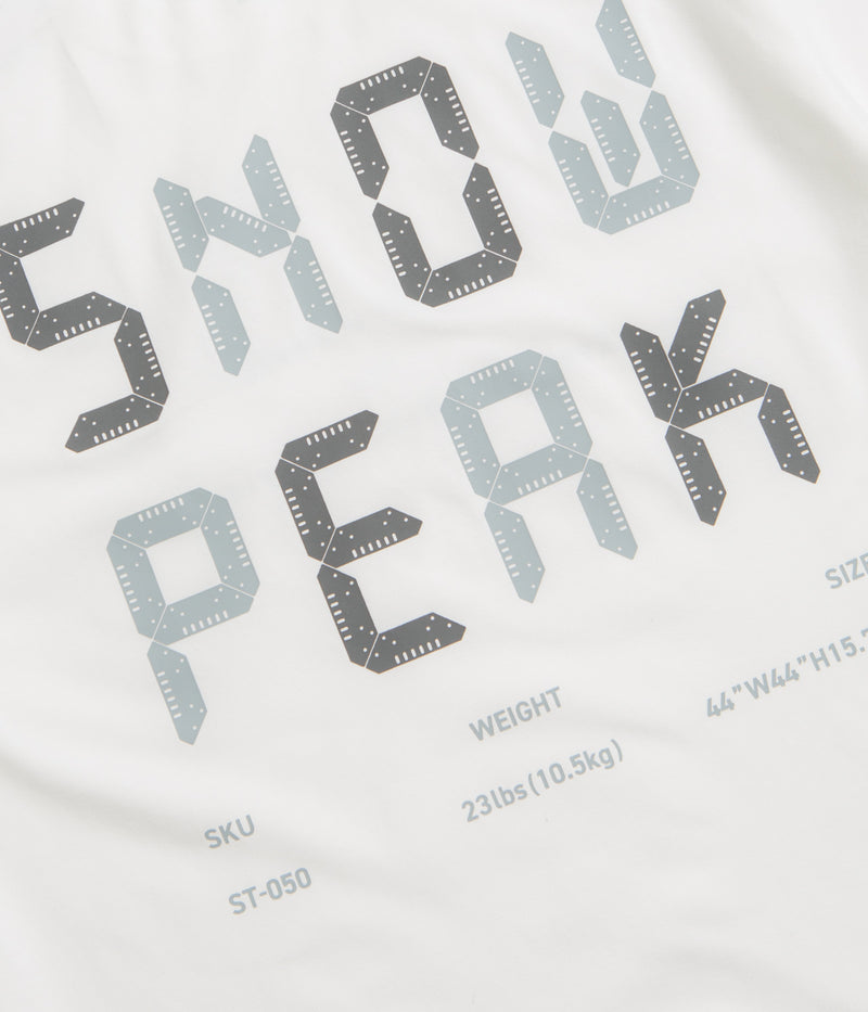 Snow Peak Jikaro Firering Table T-Shirt in Off White
