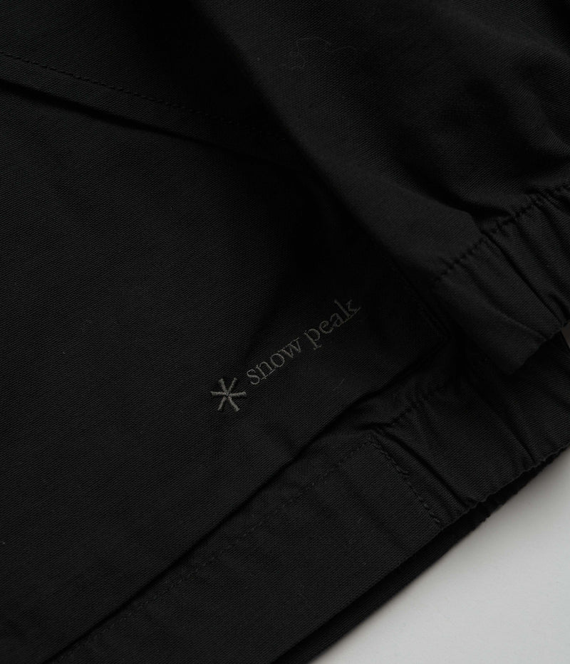 Snow Peak Light Dobby Cloth Harrington Jacket in Black