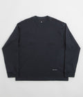 Snow Peak Organic Cotton Mercerized Long Sleeve T-Shirt in Blue Border