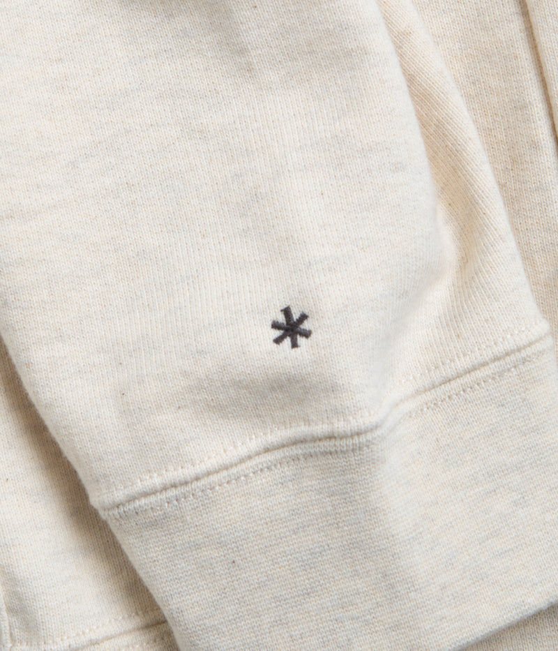 Snow Peak Recycled Cotton Hoodie in Oatmeal