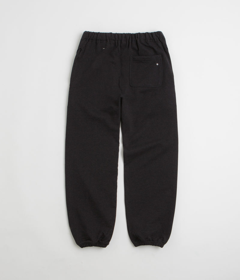 Snow Peak Recycled Cotton Sweatpants in Black