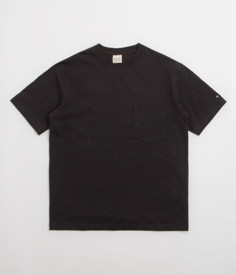 Snow Peak Recycled Cotton T-Shirt in Black