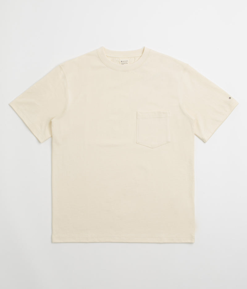 Snow Peak Recycled Cotton T-Shirt in Oatmeal
