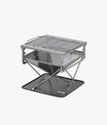 Snow Peak Takibi Fire And Grill Set in Silver