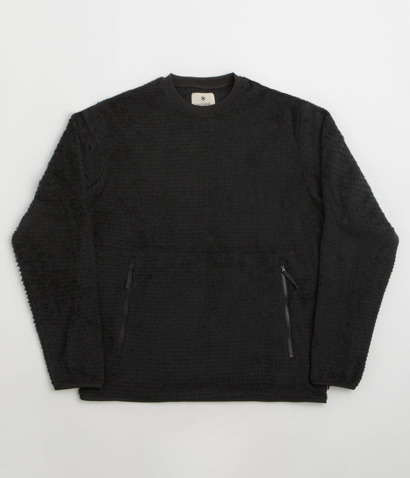 Snow Peak Thermo Control Sweatshirt in Black