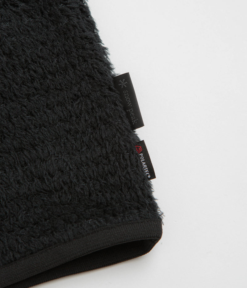 Snow Peak Thermo Control Sweatshirt in Black