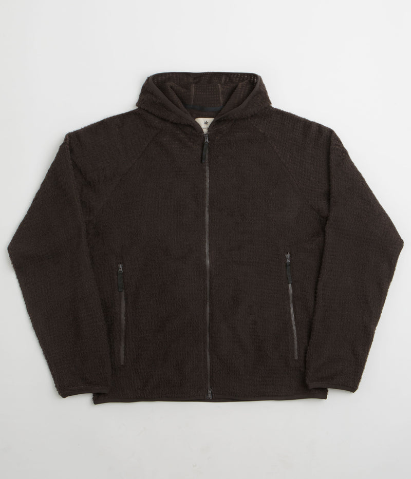 Snow Peak Thermo Control Zip Up Parka in Dark Brown