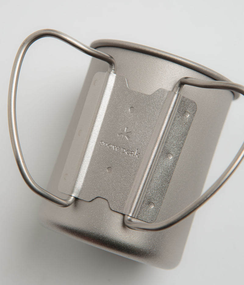 Snow Peak Titanium Single Wall 220ml Mug in Silver