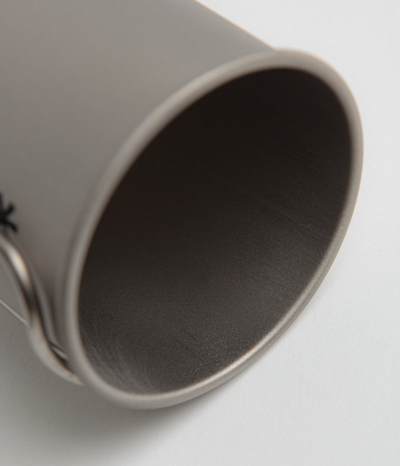 Snow Peak Titanium Single Wall 220ml Mug in Silver