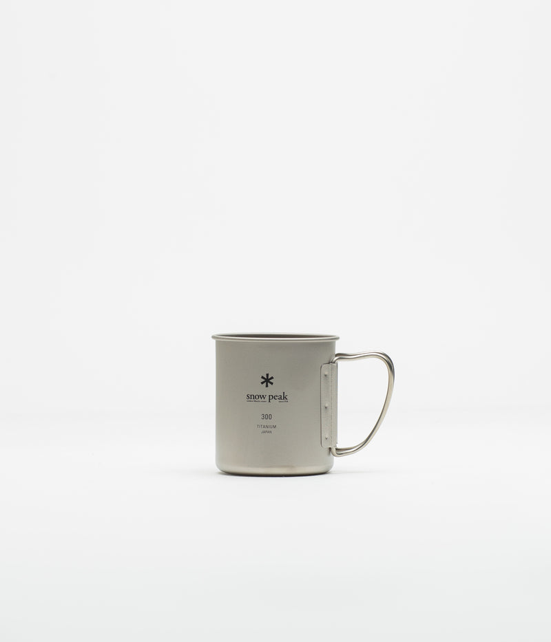 Snow Peak Titanium Single Wall 300ml Mug in Silver