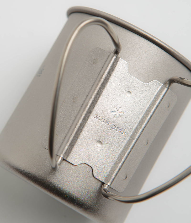 Snow Peak Titanium Single Wall 300ml Mug in Silver