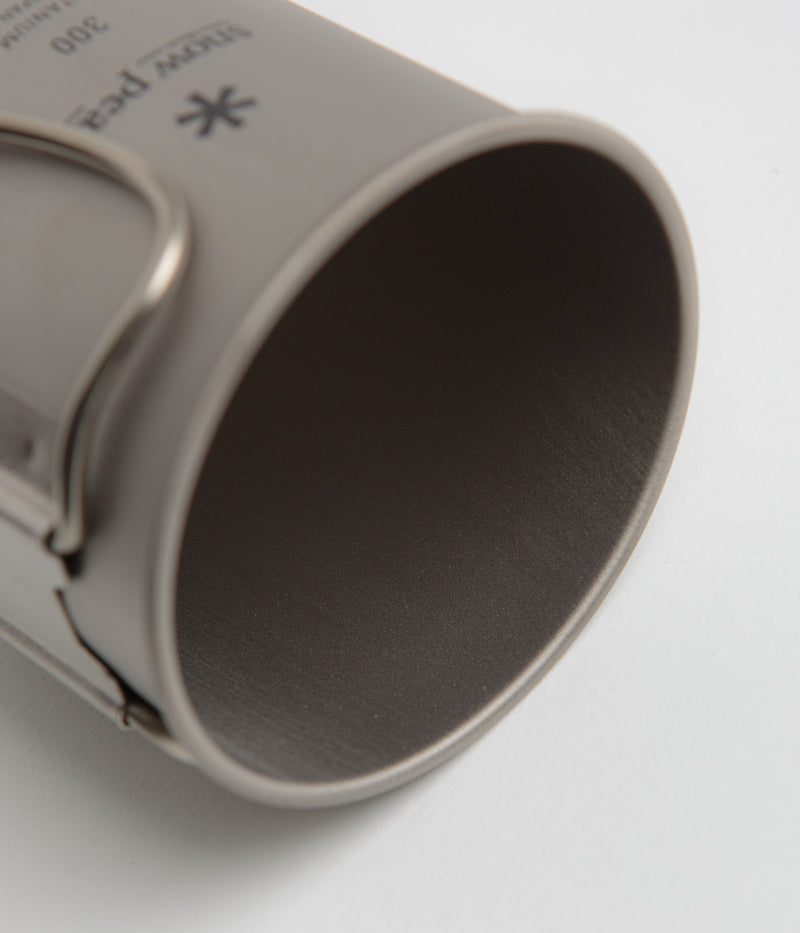 Snow Peak Titanium Single Wall 300ml Mug in Silver