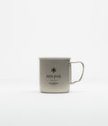 Snow Peak Titanium Single Wall 600ml Mug in Silver