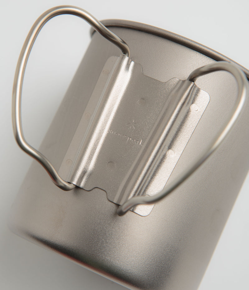 Snow Peak Titanium Single Wall 600ml Mug in Silver