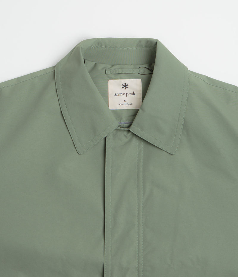 Snow Peak Windstopper Collar Coat in Foliage