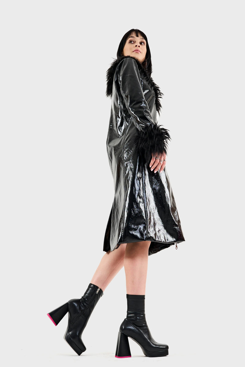 So Chic Platform Ankle Boots LAMODA