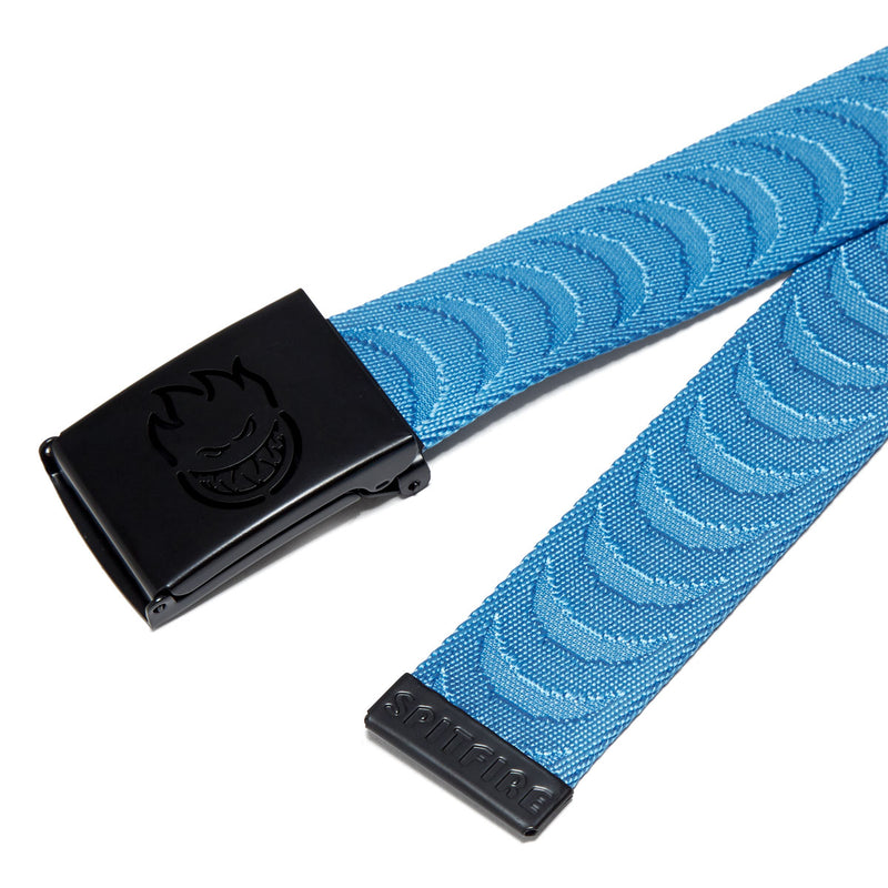 Spitfire Bighead Cut Out Crescent Jaquard Web Belt - Blue/Black