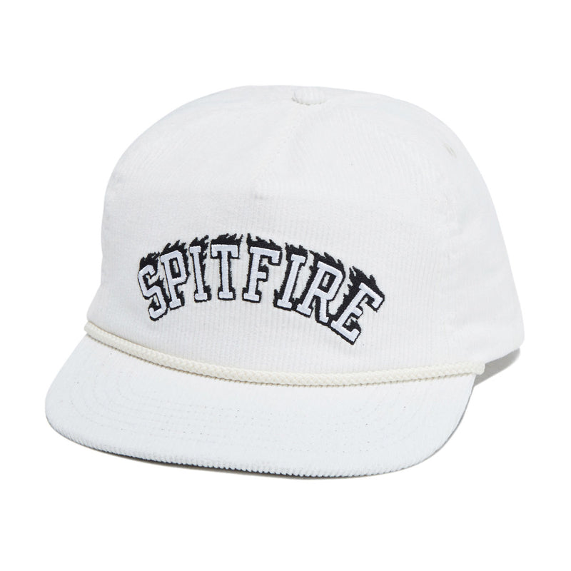 Spitfire Team Bighead Script Snapback Hat - White