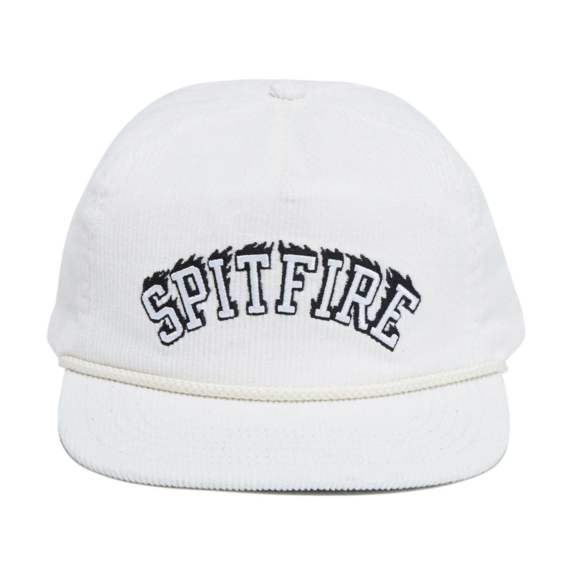 Spitfire Team Bighead Script Snapback Hat - White