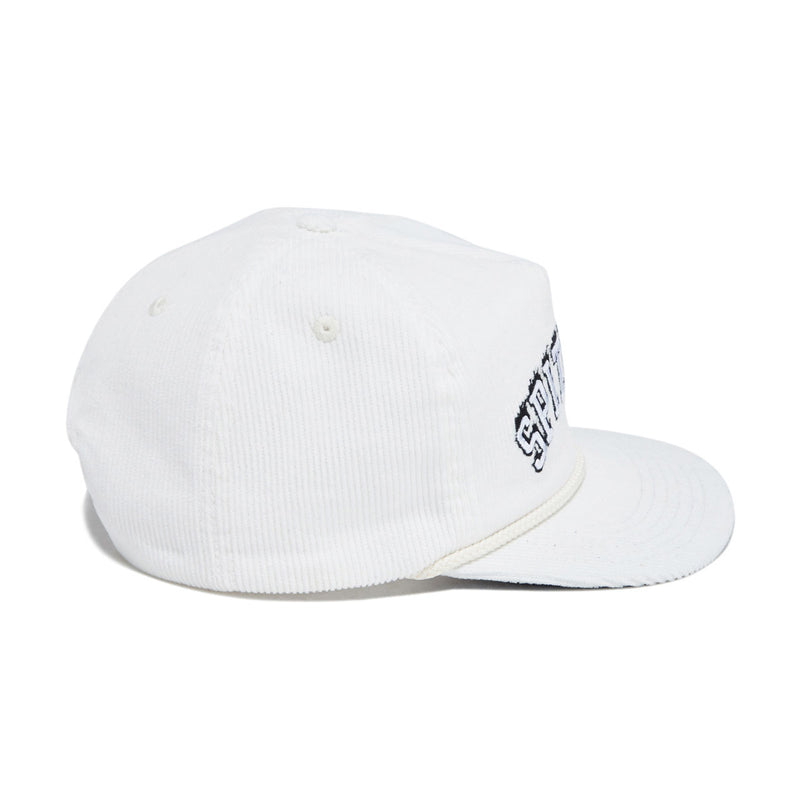 Spitfire Team Bighead Script Snapback Hat - White