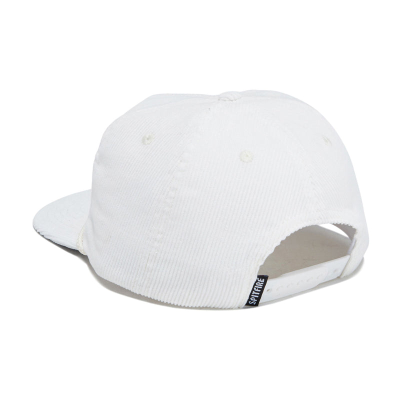 Spitfire Team Bighead Script Snapback Hat - White