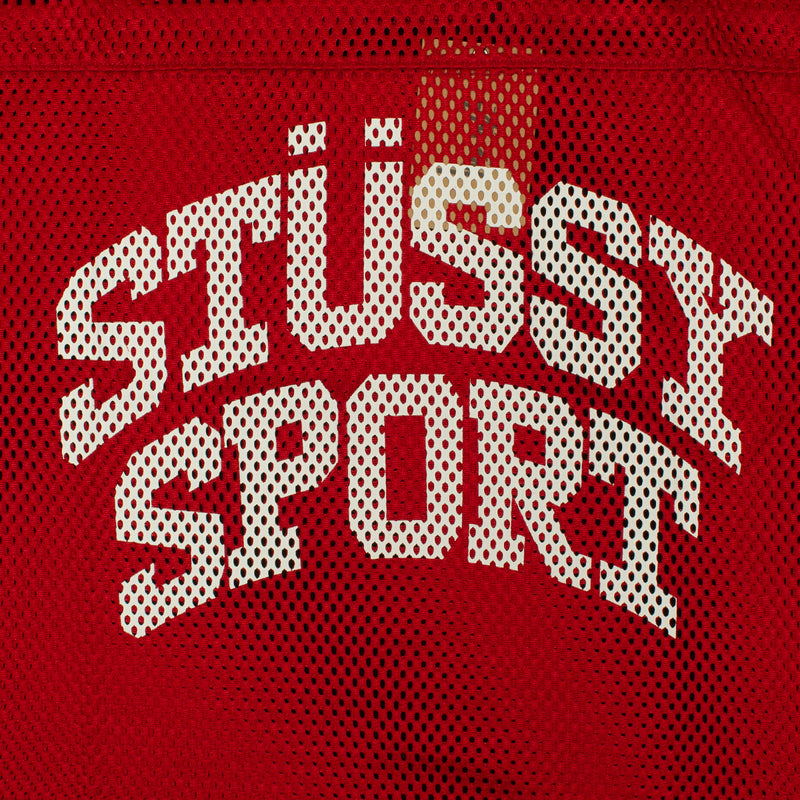 Stussy | Sport Mesh Crew Style # 1140346 Color : Red