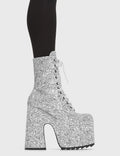 Spotlight Chunky Platform Ankle Boots lamodawebsite