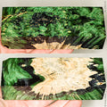 Stabilized box elder burl wood block