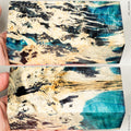 Stabilized box elder burl wood block
